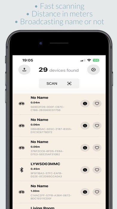BLE Scan Pro screenshot 3