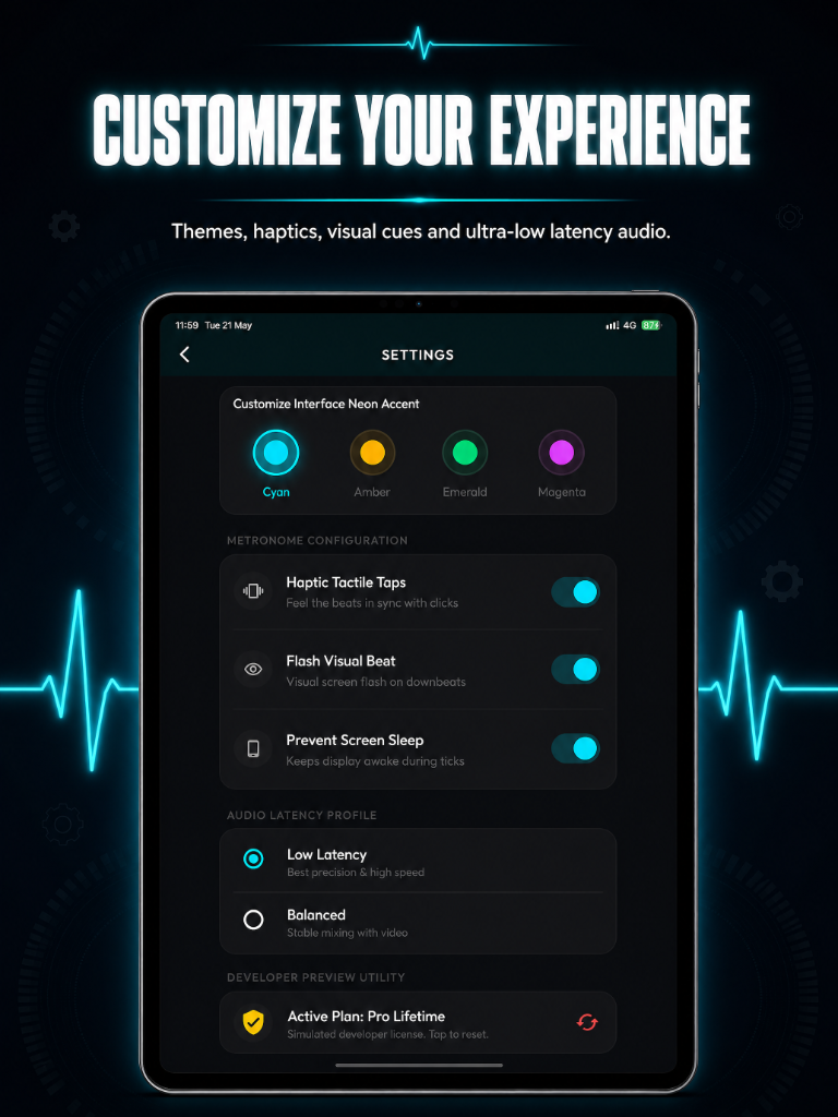 Customize Your Experience: Neon Interface Accents